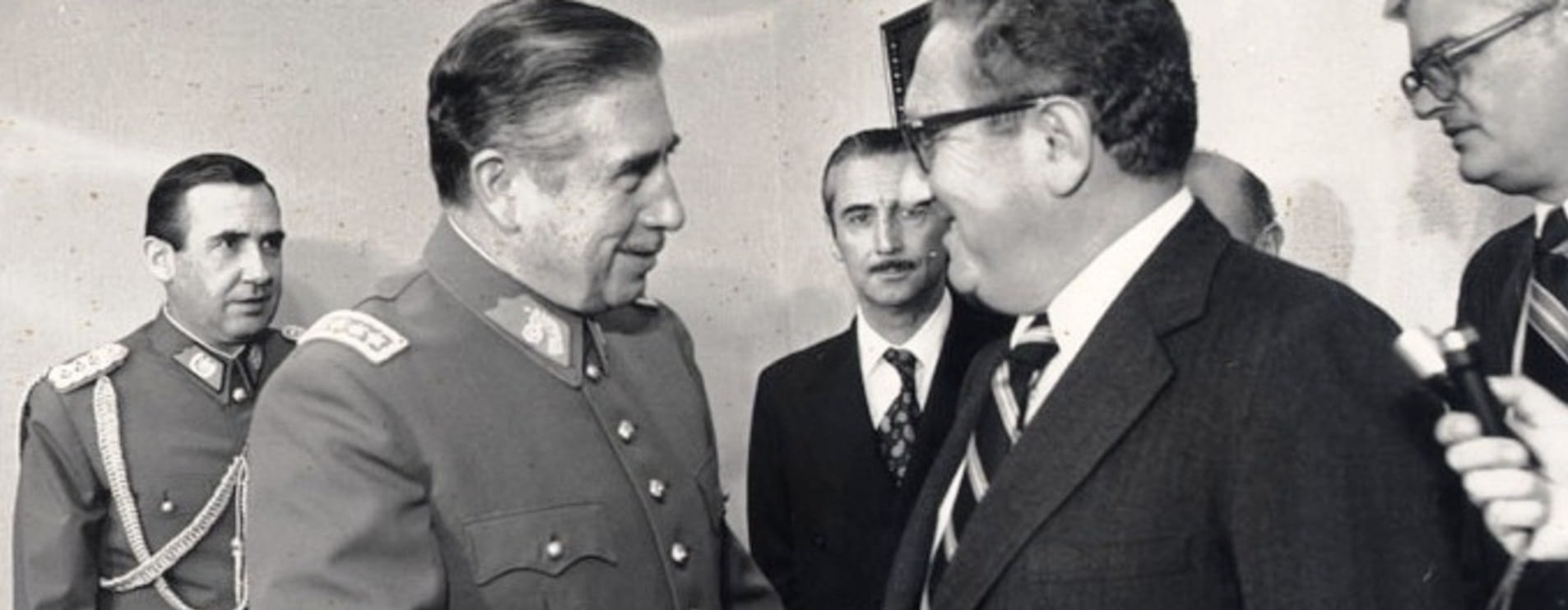 Augusto Pinochet meets Henry Kissinger
