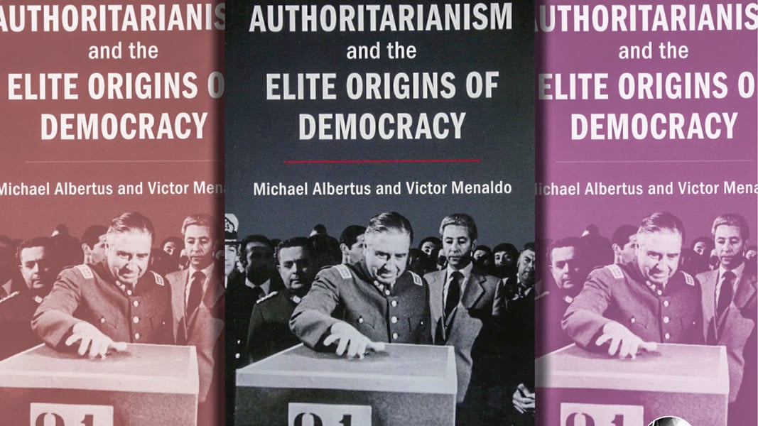 Book cover fro Authoritarianism and the Elite Origins of Democracy